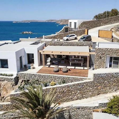 Lilium Iii - Panoramic View Over Psarou Bay! Villa Psarrou