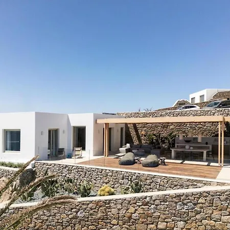 Lilium Iii - Panoramic View Over Psarou Bay! Villa Psarrou