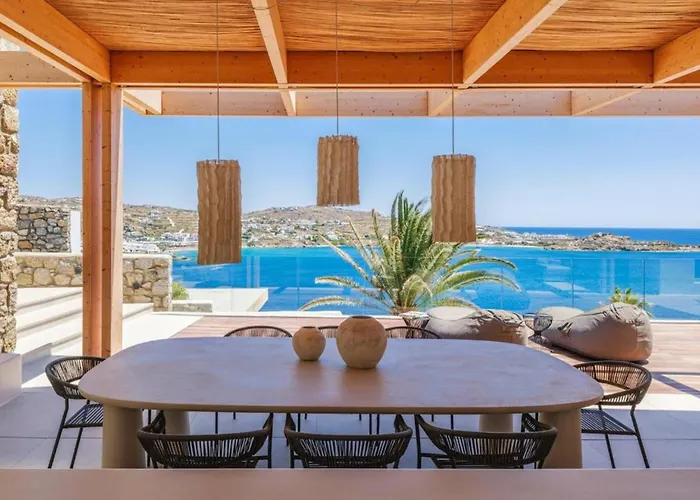 Villa Lilium Iii - Panoramic View Over Psarou Bay! *