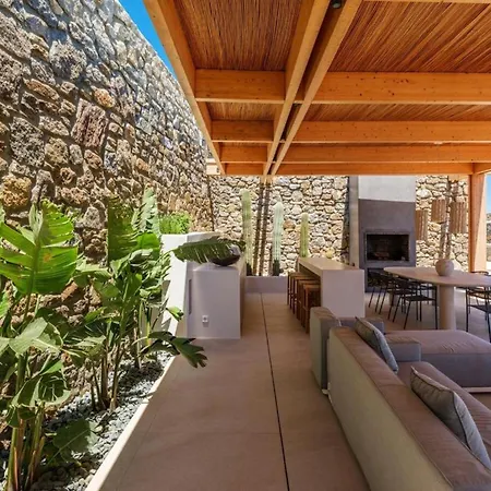 Lilium Iii - Panoramic View Over Psarou Bay! Villa *