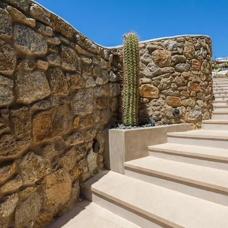 Lilium Iii - Panoramic View Over Psarou Bay! Villa