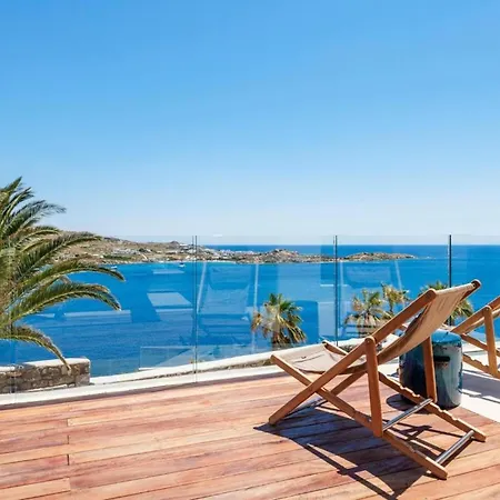 Lilium Iii - Panoramic View Over Psarou Bay! Villa