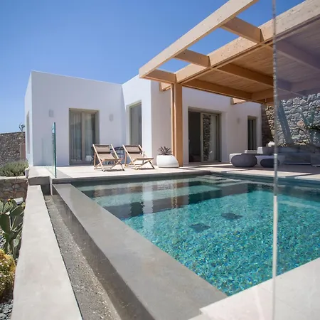 Lilium Iii - Panoramic View Over Psarou Bay! Villa