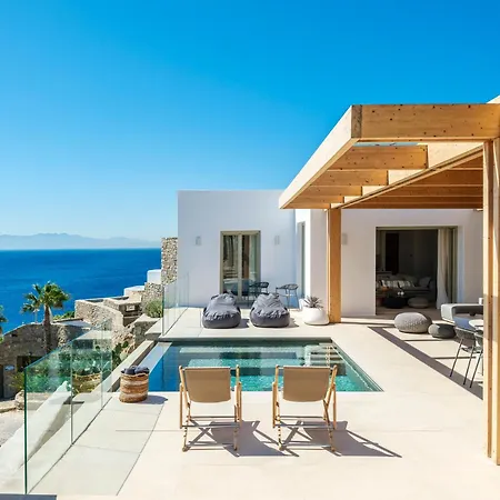 Lilium Iii - Panoramic View Over Psarou Bay! Villa *