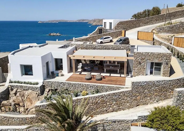 Lilium Iii - Panoramic View Over Psarou Bay! Villa Psarrou