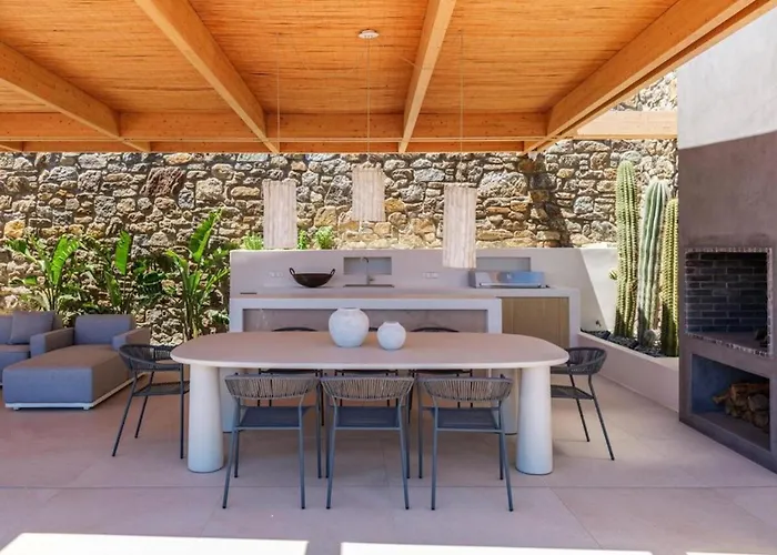 Villa Lilium Iii - Panoramic View Over Psarou Bay! Psarrou